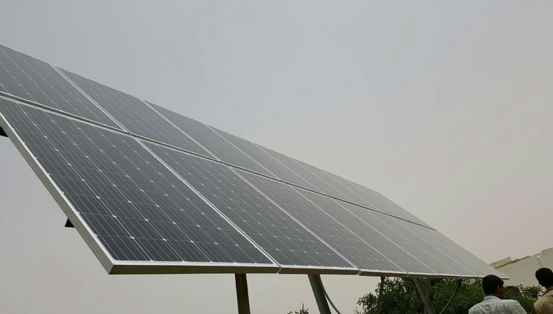 Système de pompe solaire Restar 22KW pour l’irrigation agricole à Sanaa, au Yémen.