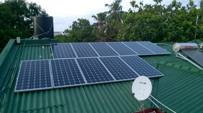 Projet solaire de connexion au réseau Restar 32KW à Colombo, au Sri Lanka, en 2015