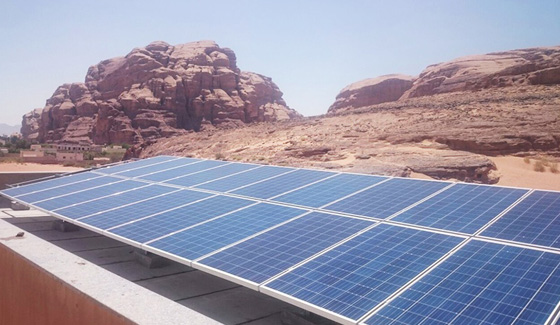 Projet solaire Restar 32KW en Jordanie 2016